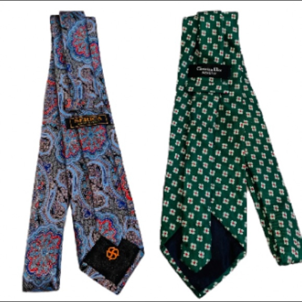 CD 2 Monsieur & Serica Silk Italian Ties